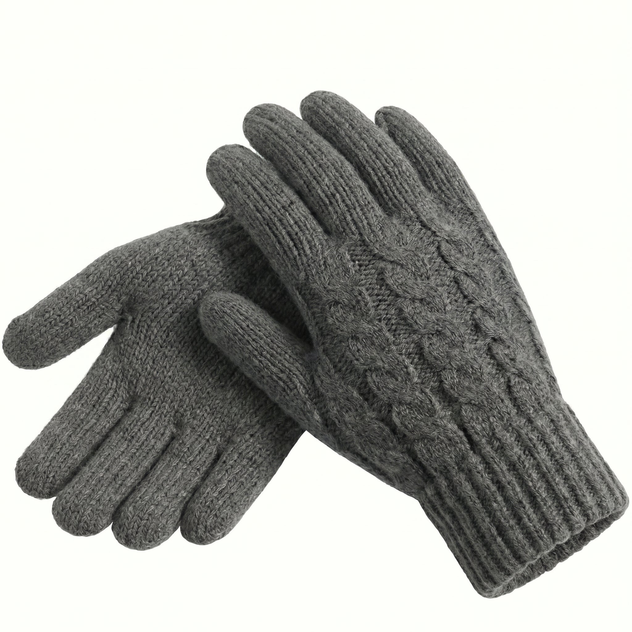 WarmU Cable-Knit Gloves – Classic Style & Cozy Warmth
