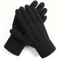 WarmU Cable-Knit Gloves – Classic Style & Cozy Warmth